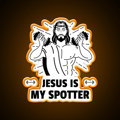 Is My Spotter Gym Fitness Led Neon Sign Rgb Color - Shineneon