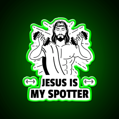 Is My Spotter Gym Fitness Led Neon Sign Rgb Color - Shineneon