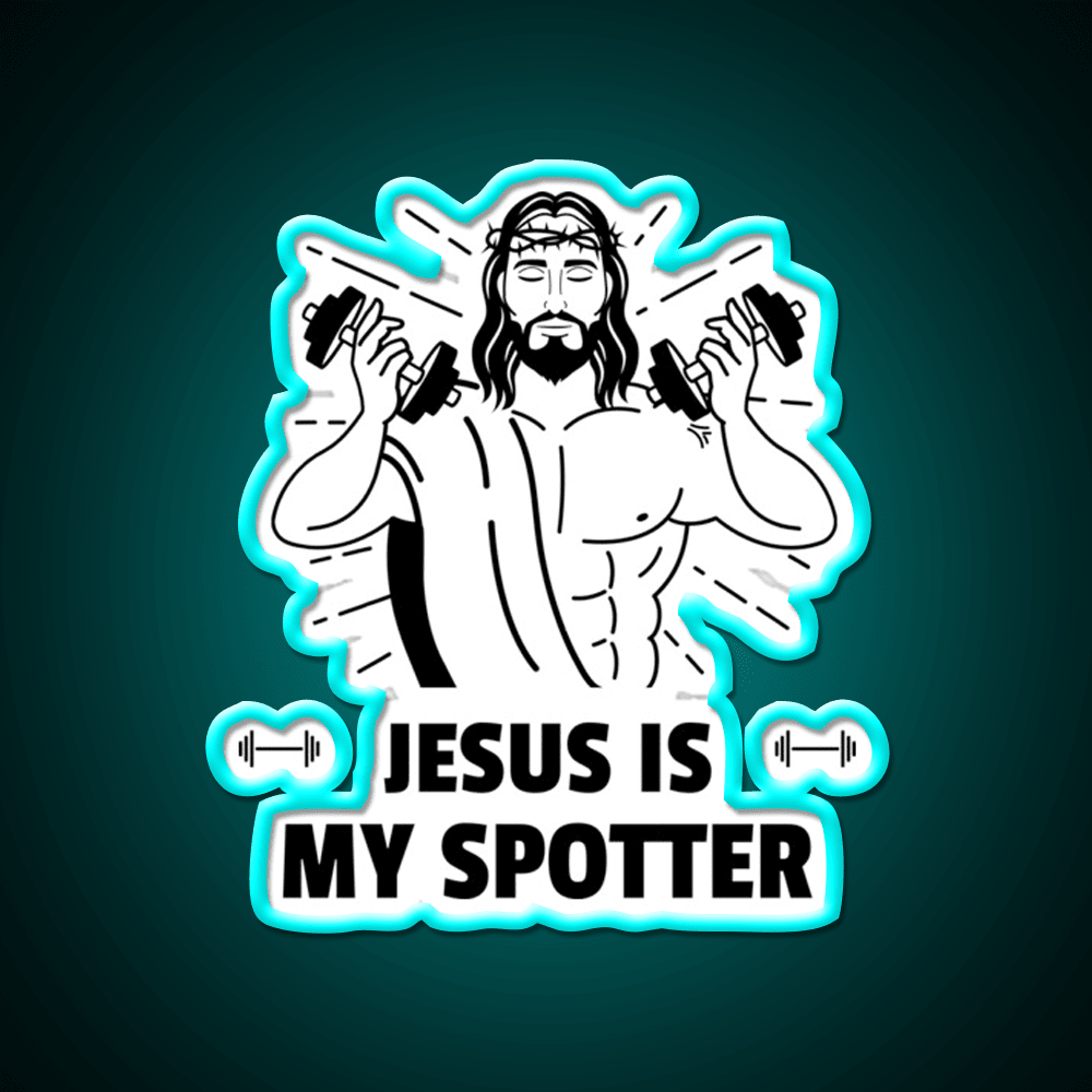 Is My Spotter Gym Fitness Led Neon Sign Rgb Color - Shineneon