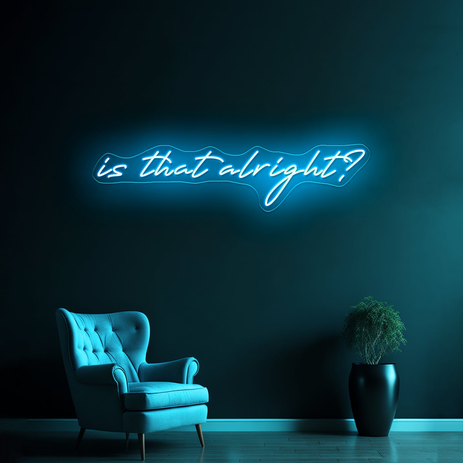 Is That Alright Artwork Room Lights Neon