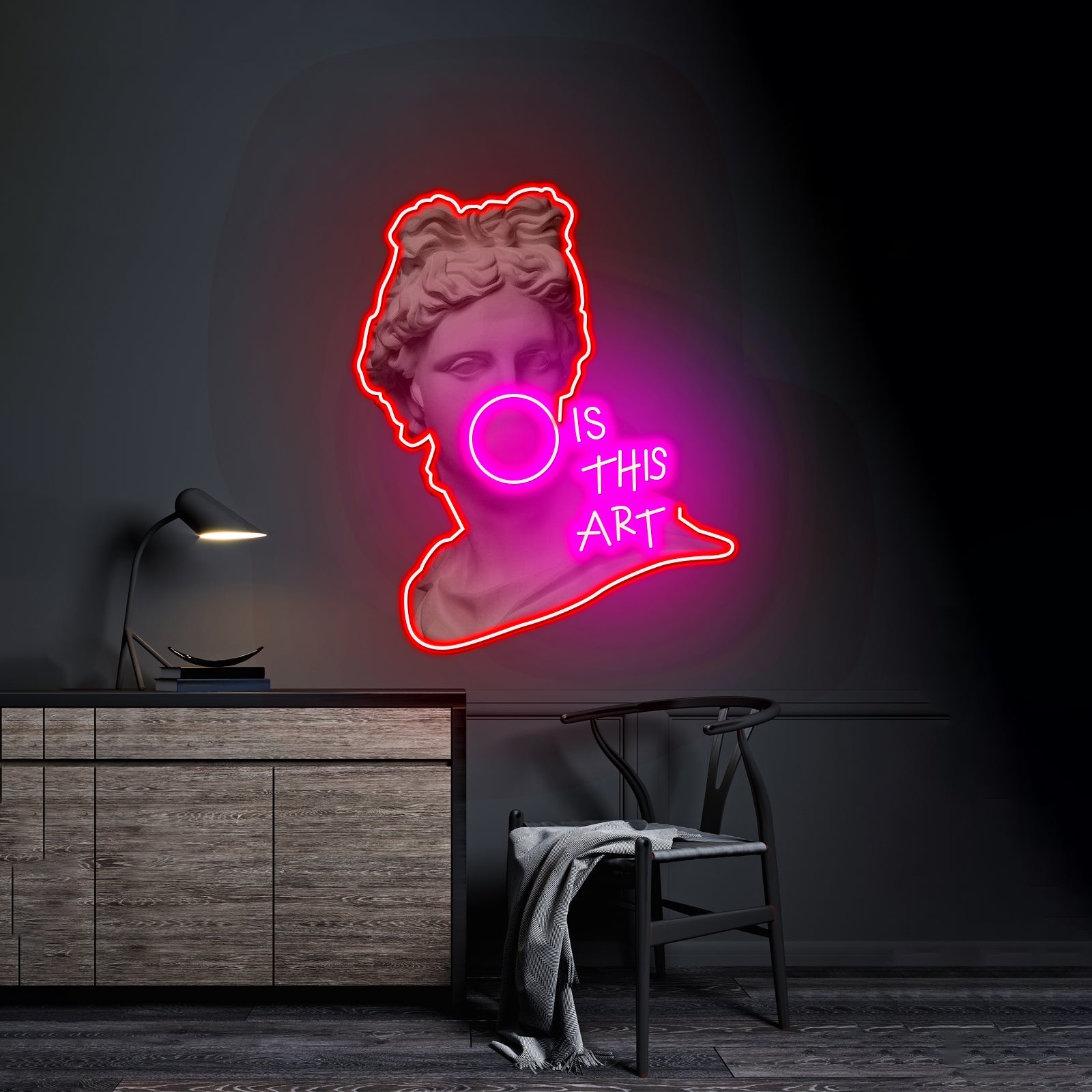 Is This Art Custom Led Signs Artwork For Sale - Shineneon