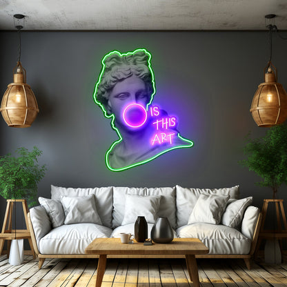 Is This Art Custom Led Signs Artwork For Sale - Shineneon
