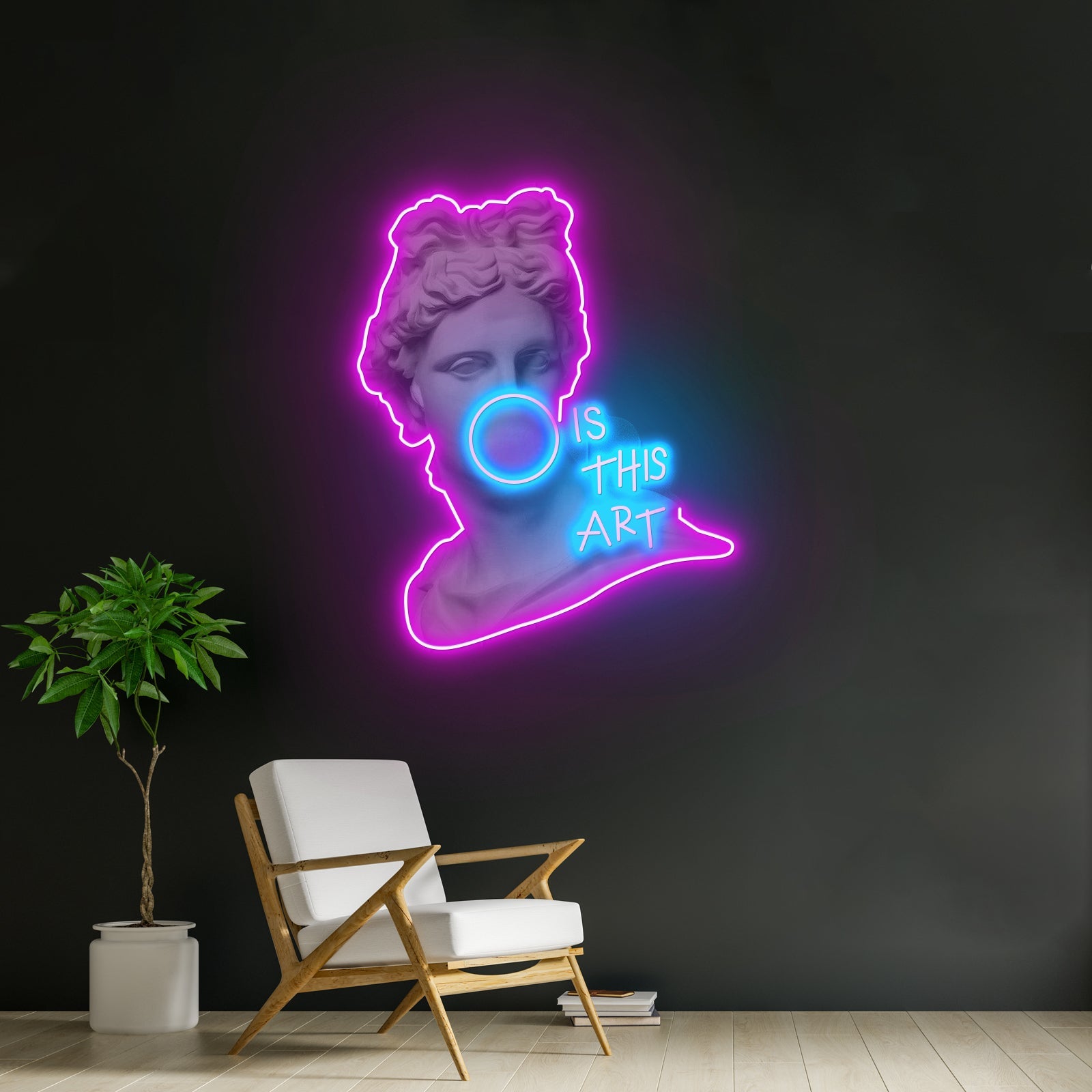 Is This Art Custom Led Signs Artwork For Sale - Shineneon
