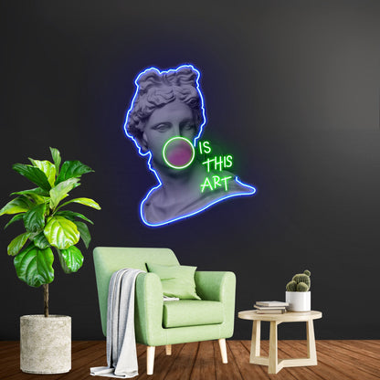 Is This Art Custom Led Signs Artwork For Sale - Shineneon