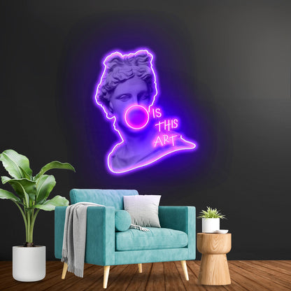Is This Art Custom Led Signs Artwork For Sale - Shineneon
