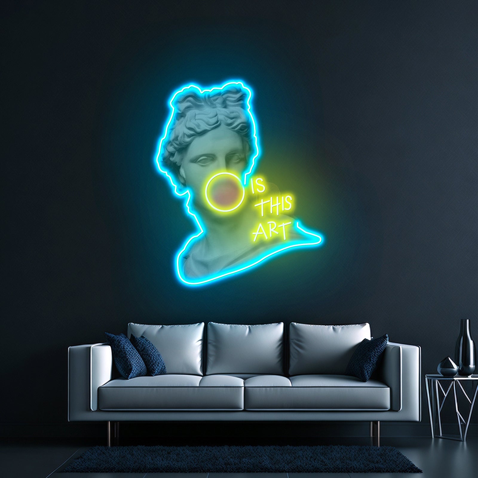 Is This Art Custom Led Signs Artwork For Sale - Shineneon