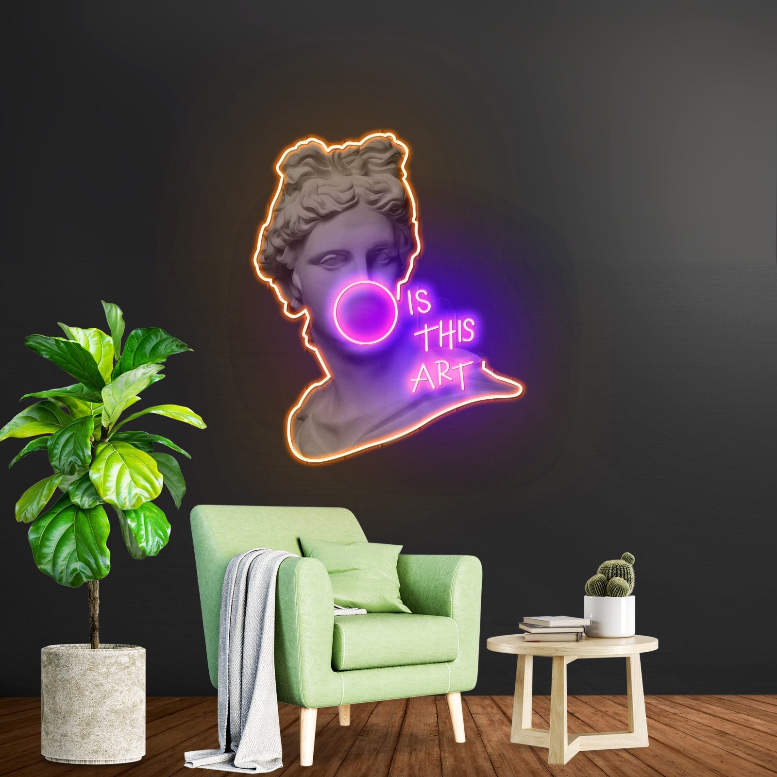 Is This Art Custom Led Signs Artwork For Sale - Shineneon
