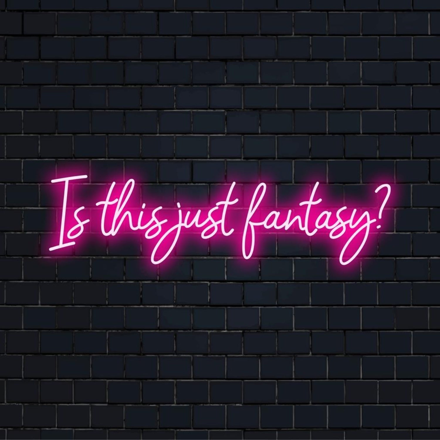 Is This Just Fantasy Pink Led Neon Sign For Bar Cafe Studio Wall Art - Shineneon