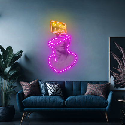Is This Love Custom Led Signs Artwork For Sale - Shineneon