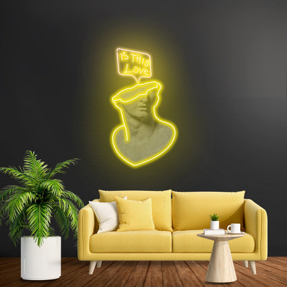 Is This Love Custom Led Signs Artwork For Sale - Shineneon
