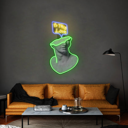 Is This Love Custom Led Signs Artwork For Sale - Shineneon