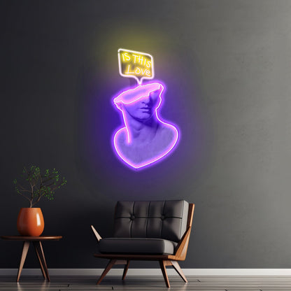 Is This Love Custom Led Signs Artwork For Sale - Shineneon
