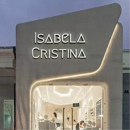 Isabela Cristina 3D Backlit Channel Letters Led Light Sign - Shineneon