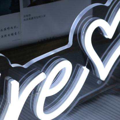 Isabella Claire White Led Neon Sign - Shineneon