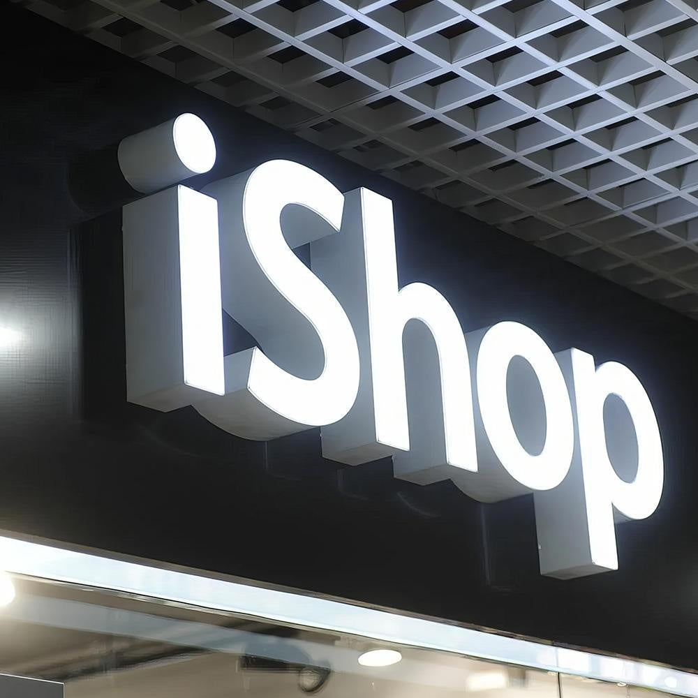 Ishop 3D Frontlit Letters Metal Led Sign