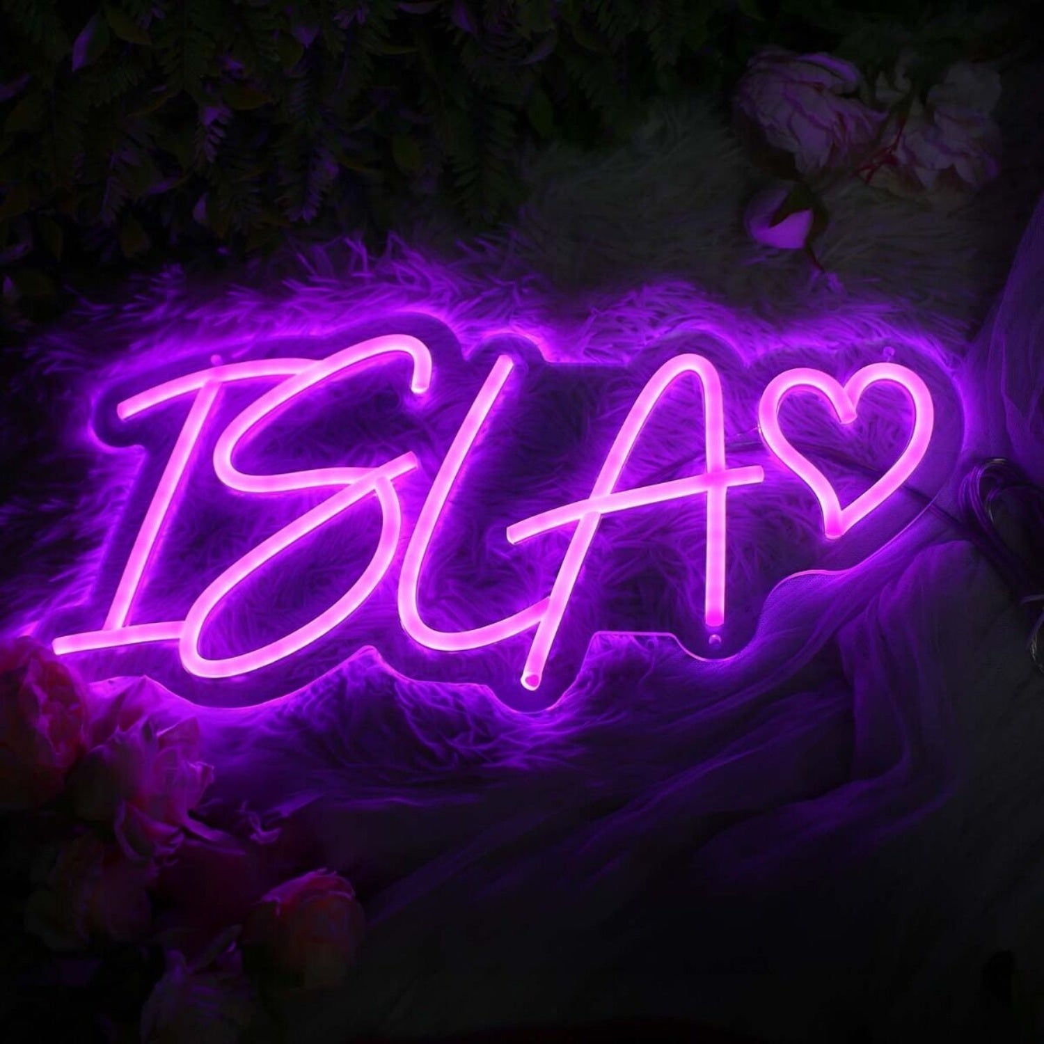 Isla Purple Led Neon Sign - Shineneon