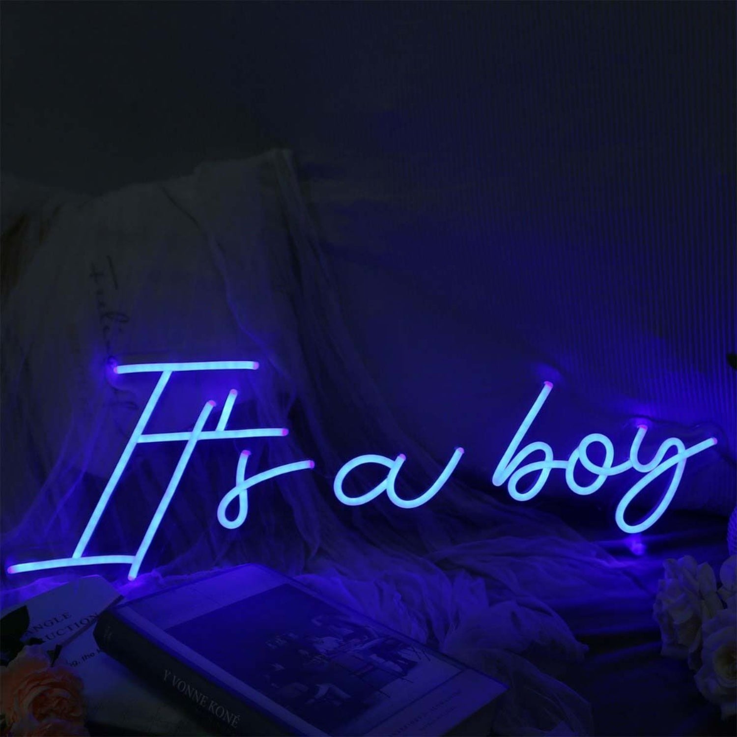 It Is A Boy Blue Neon Sign | Shineneon