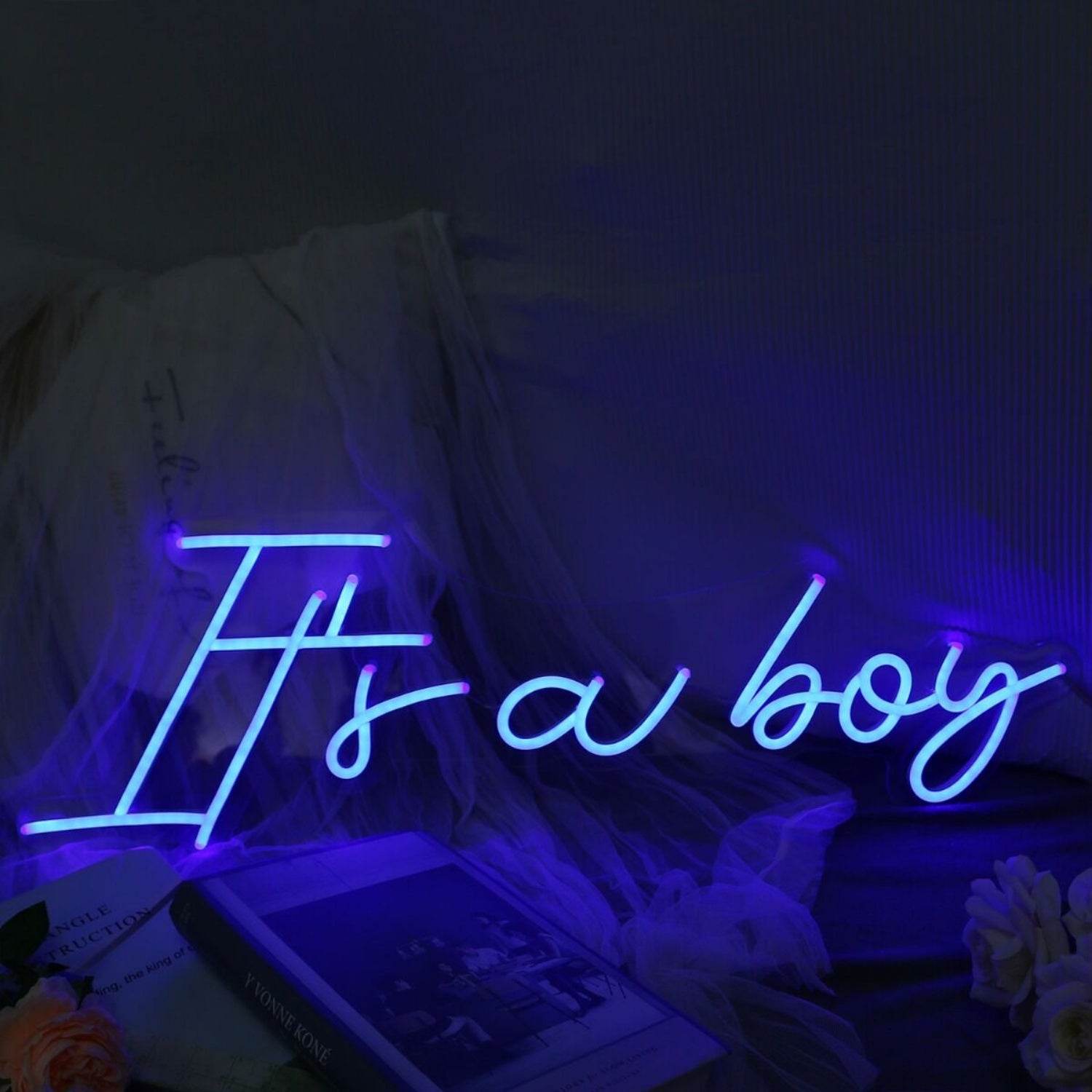 It Is A Boy Blue Neon Sign | Shineneon
