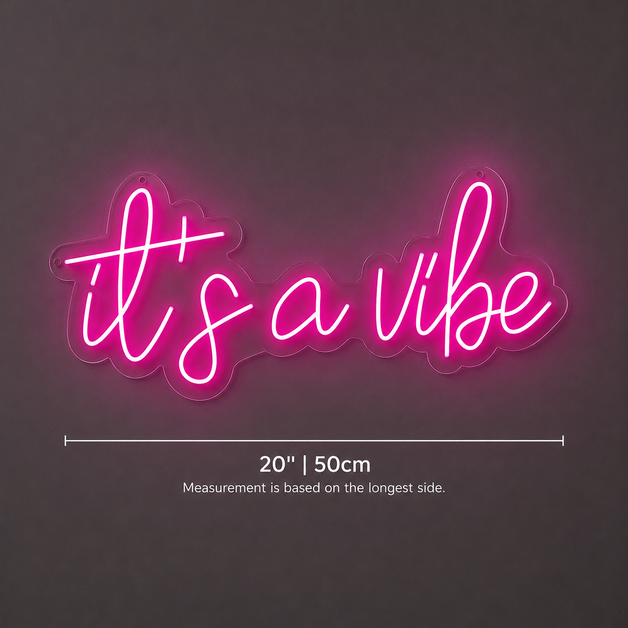 It S A Life Wall Decor LED Neon Sign - 04 Size Image