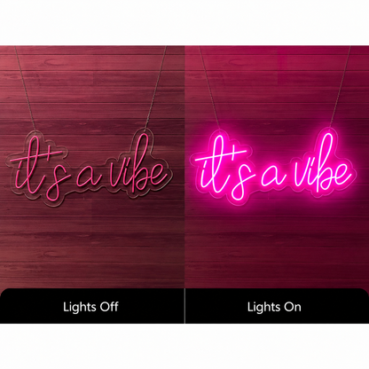 It S A Life Wall Decor LED Neon Sign - 06 Day Night Comparison
