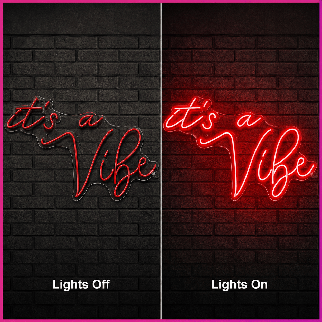 It S A Vibe Wall Decor LED Neon Sign - Shineneon