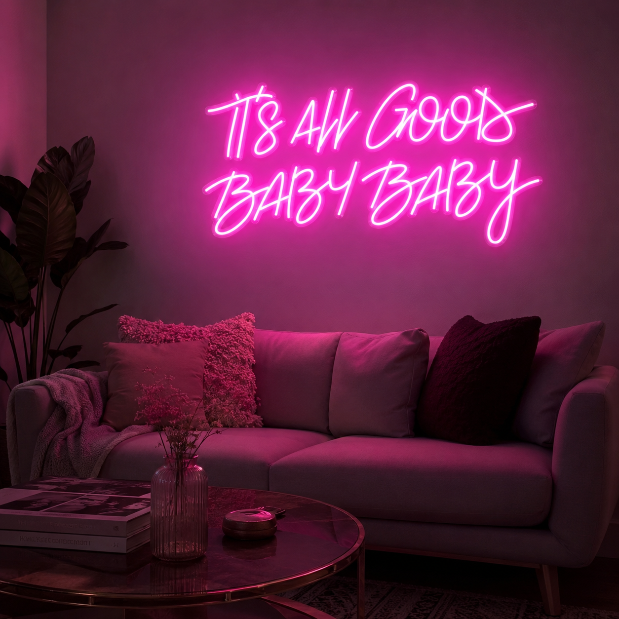 It S All Good Baby Room Decor LED Neon Sign - 03 Real Lifestyle Scene