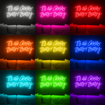 It S All Good Baby Room Decor LED Neon Sign - Shineneon