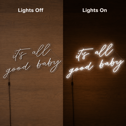 It S All Good Baby Wall Decor LED Neon Sign - Shineneon