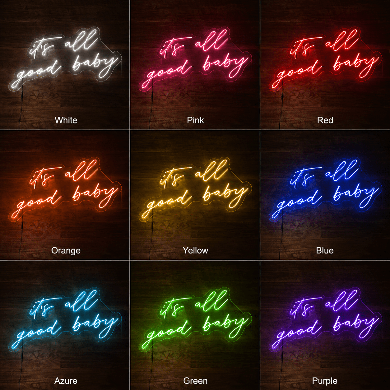 It S All Good Baby Wall Decor LED Neon Sign - Shineneon