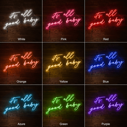 It S All Good Baby Wall Decor LED Neon Sign - Shineneon