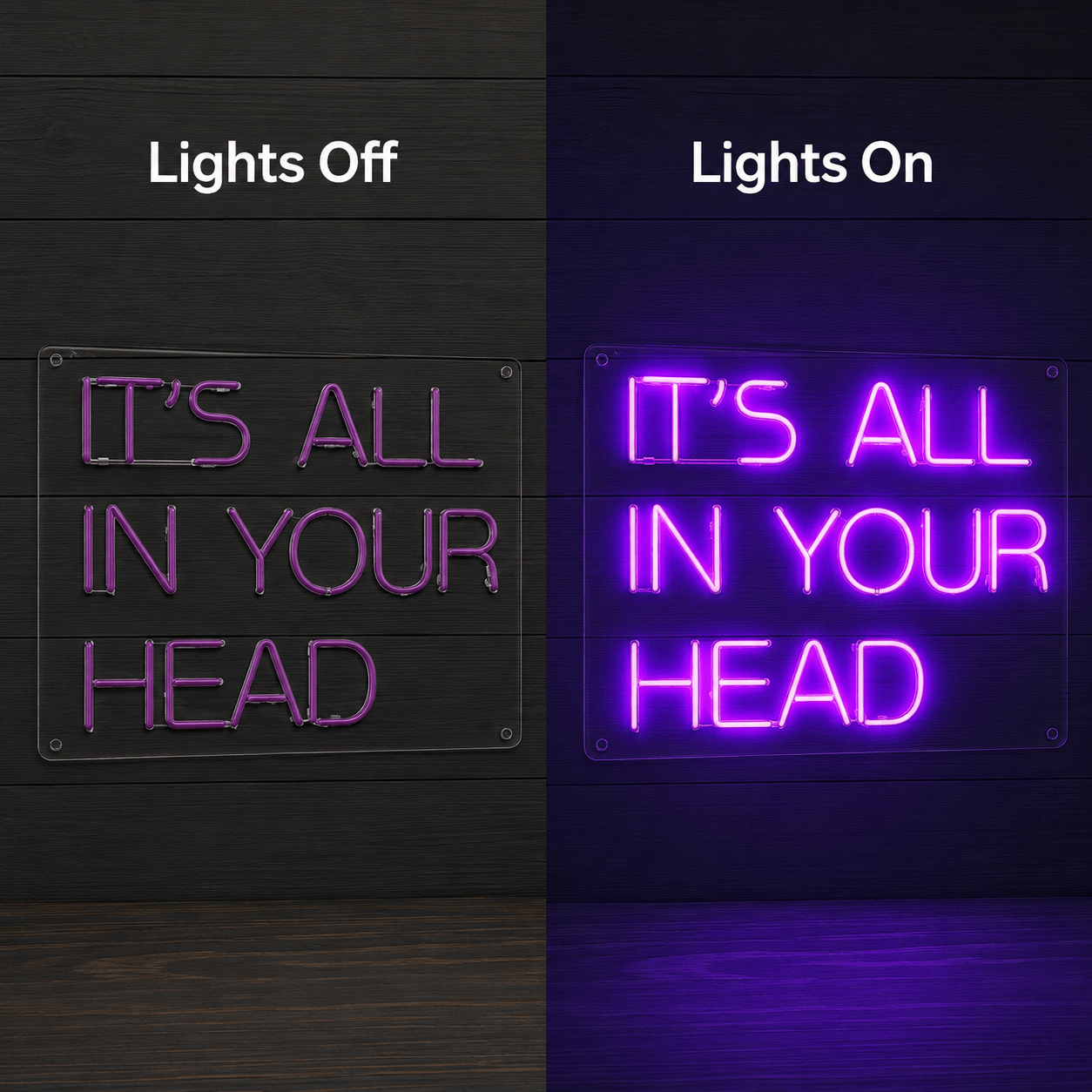 It S All LED Neon Sign - Shineneon