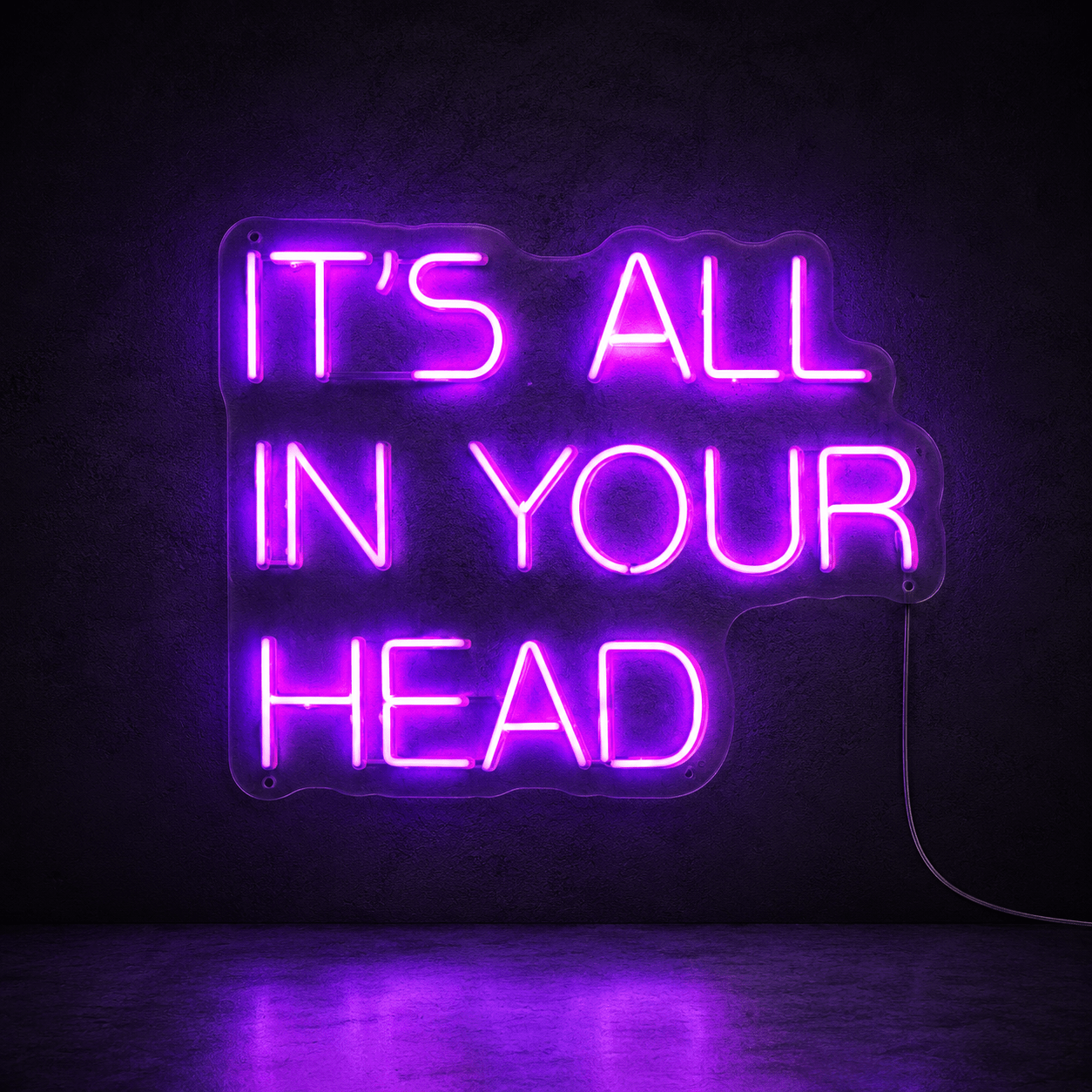 It S All LED Neon Sign - Shineneon