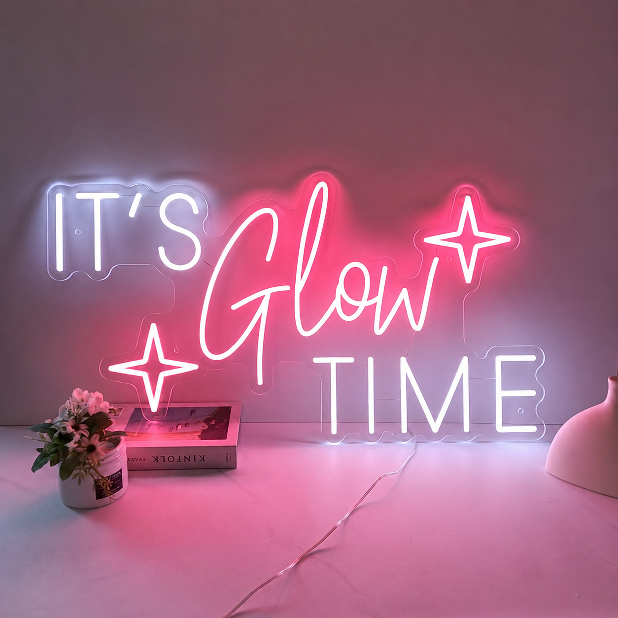 It S Glow Time Wall Decor LED Neon Sign - 01 Original Product Image