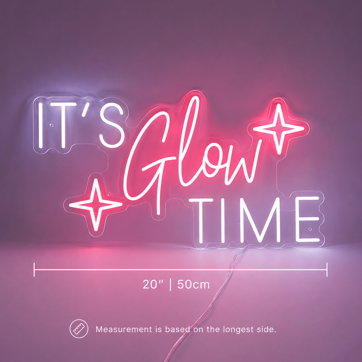 It S Glow Time Wall Decor LED Neon Sign - Shineneon