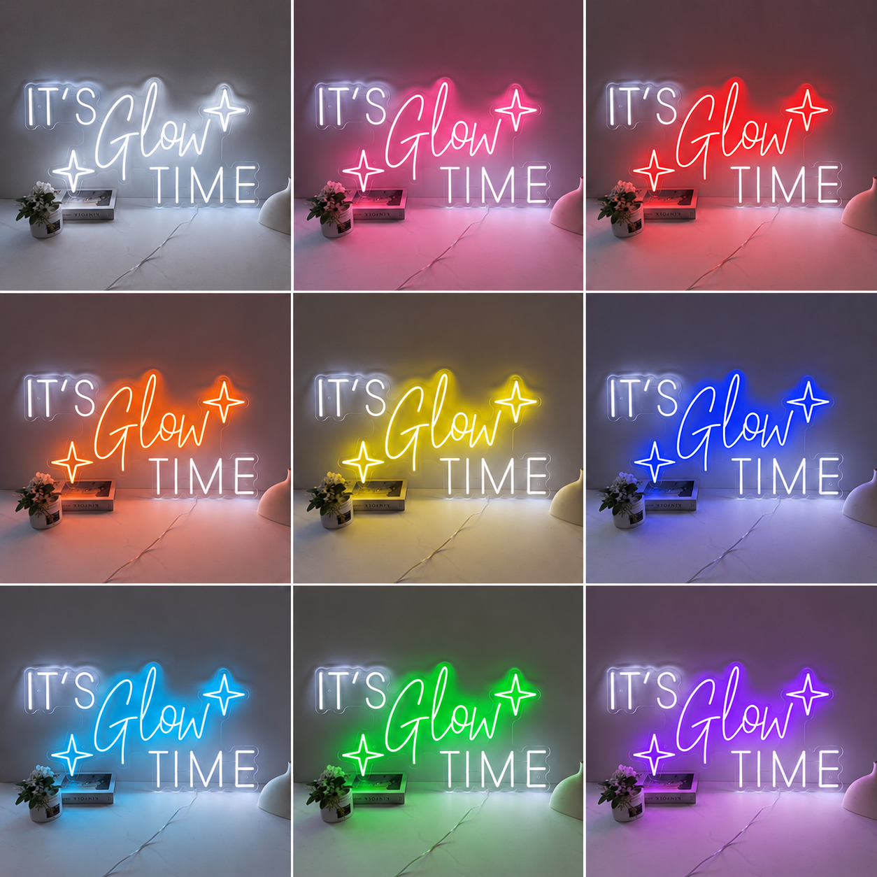 It S Glow Time Wall Decor LED Neon Sign - Shineneon