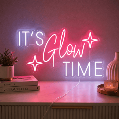 It S Glow Time Wall Decor LED Neon Sign - Shineneon