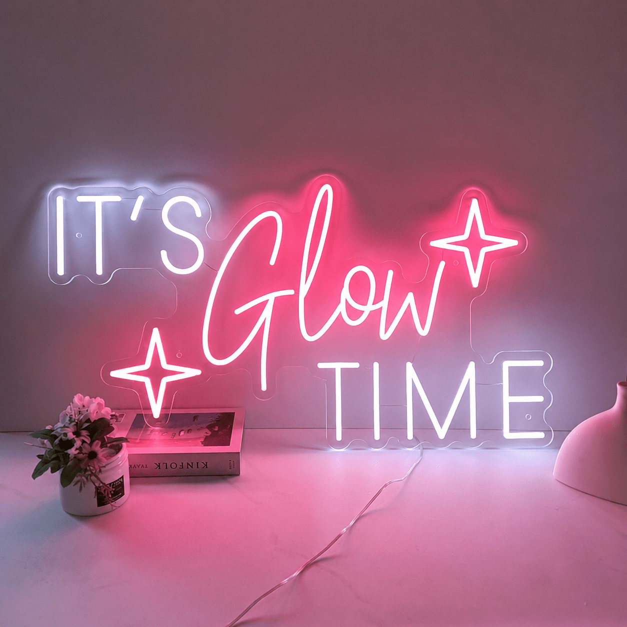 It S Glow Time Wall Decor LED Neon Sign - Shineneon