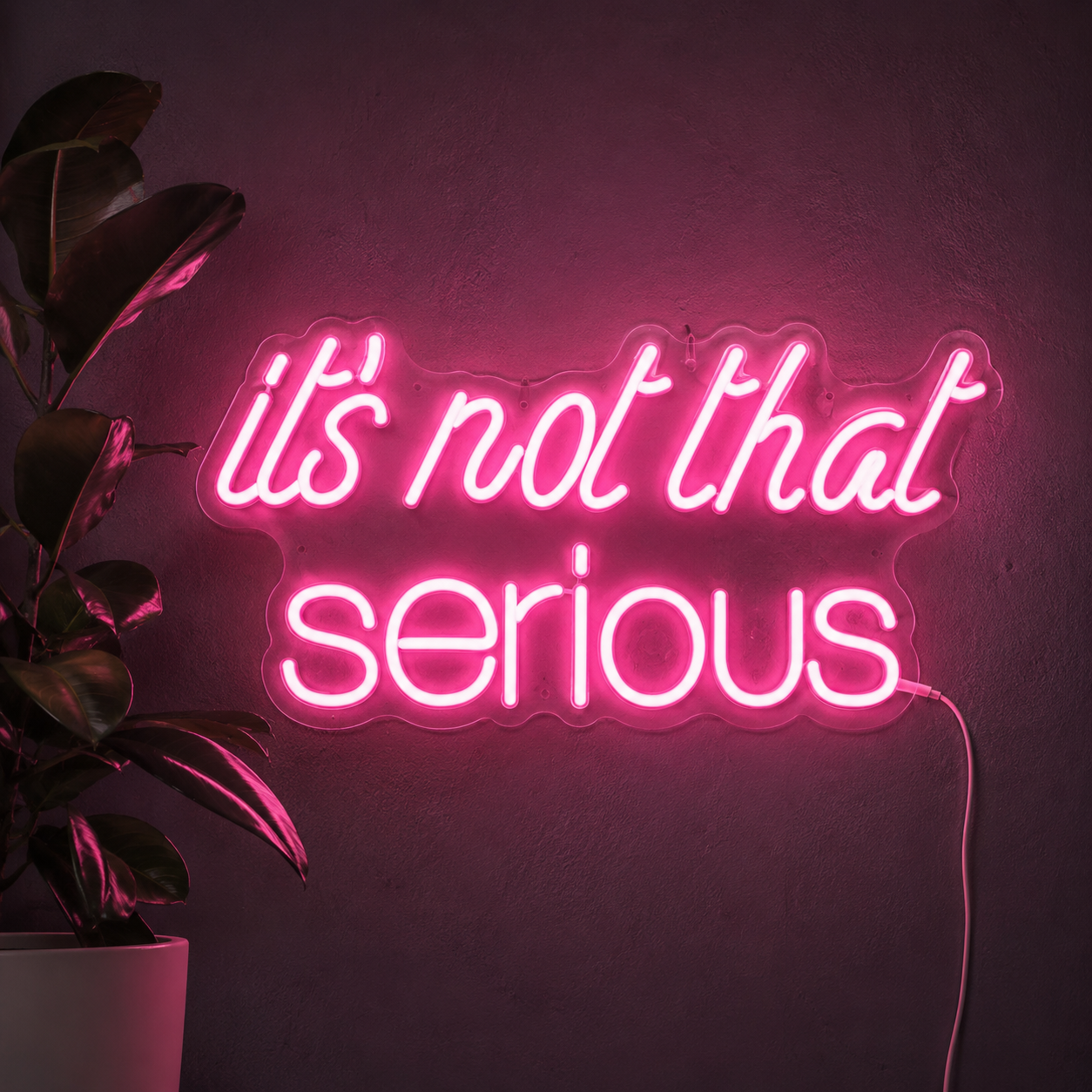 It S Not That Serious LED Neon Sign - 02 High-Converting Product Image