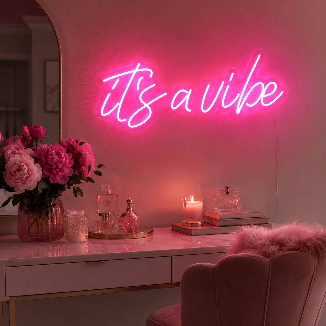 It S Savillie LED Neon Sign - 03 Real Lifestyle Scene