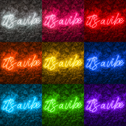 It S Savillie LED Neon Sign - 05 Color Grid