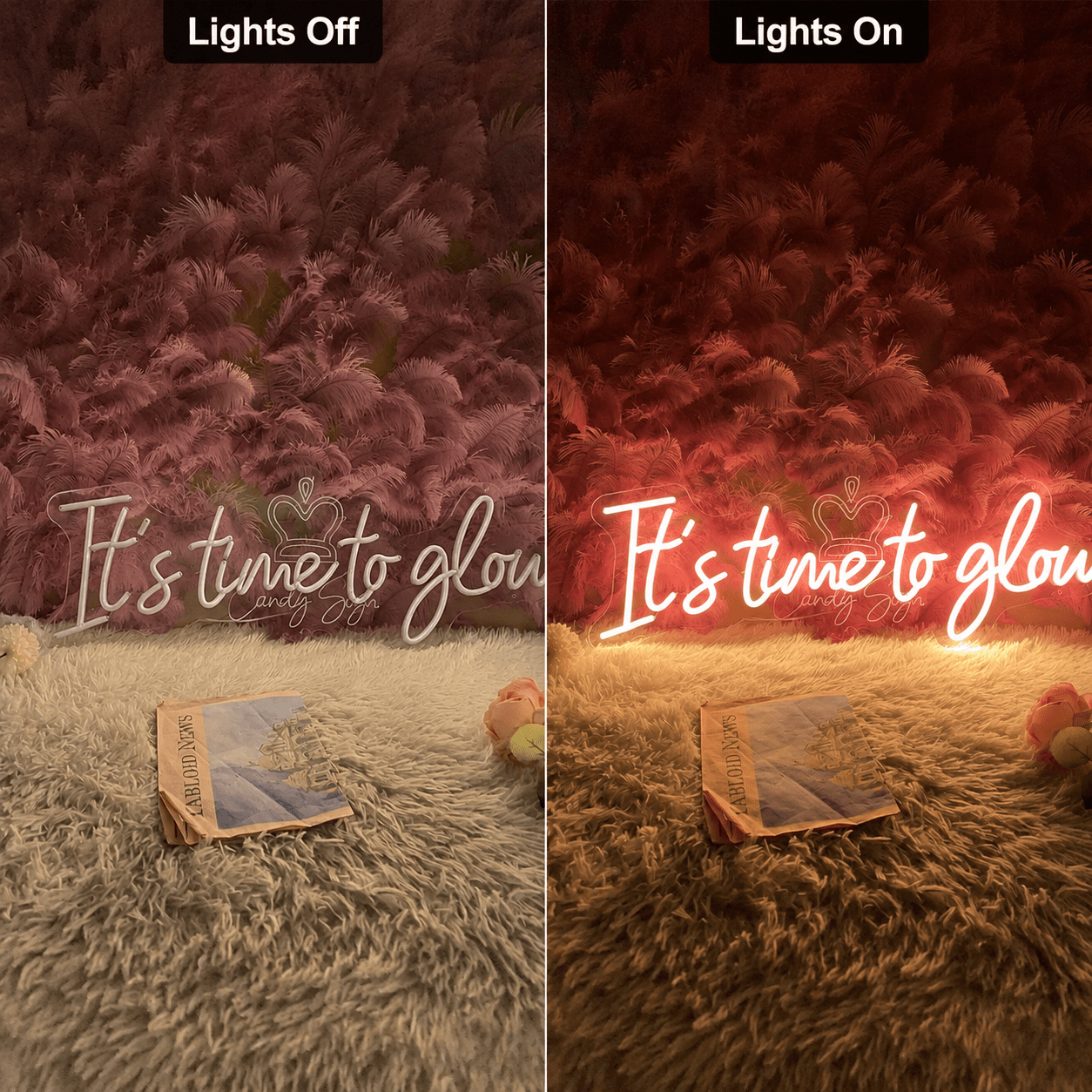 It S Time To Glou LED Neon Sign - Shineneon