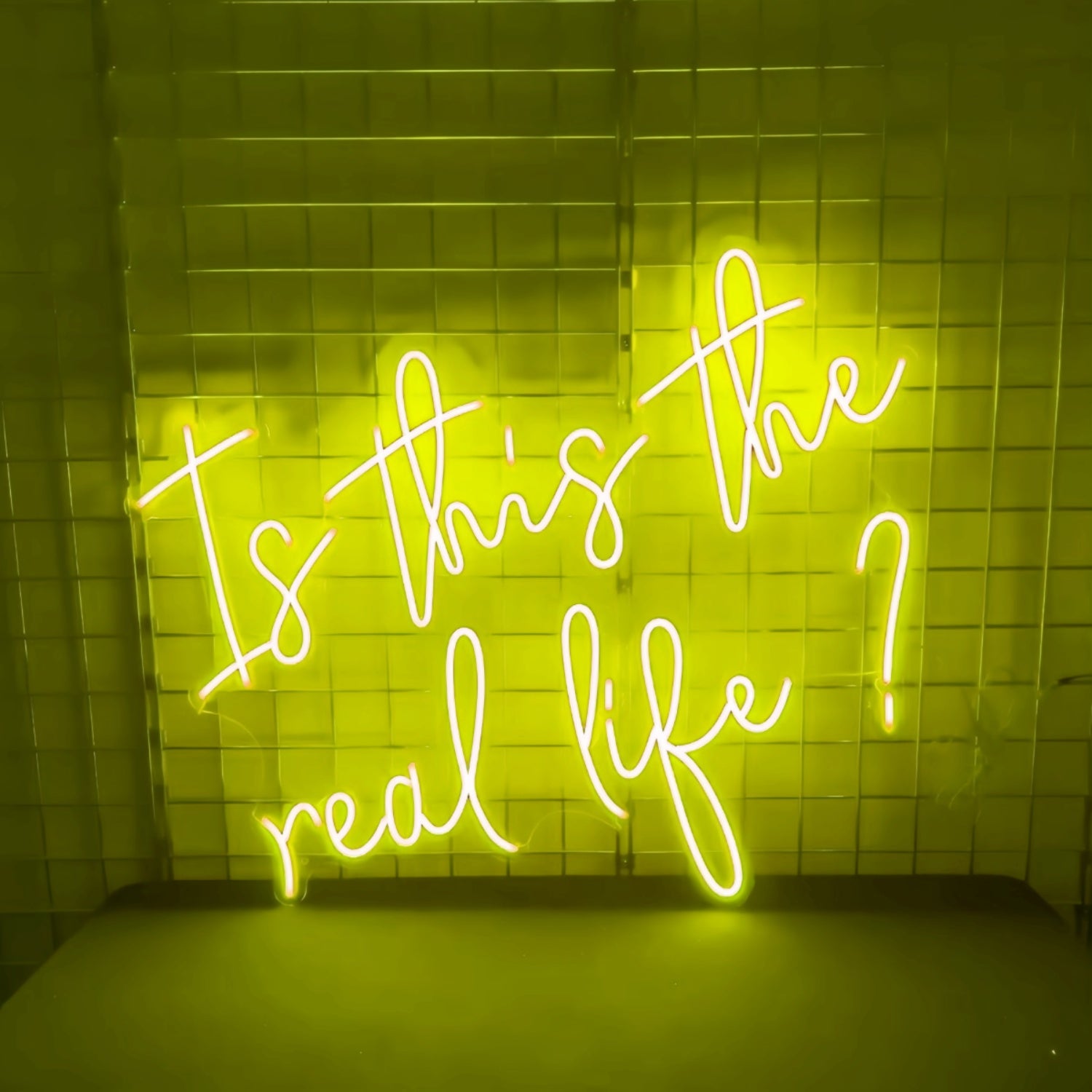 It This The Real Like Authenticity Illuminated In Neon | Shineneon