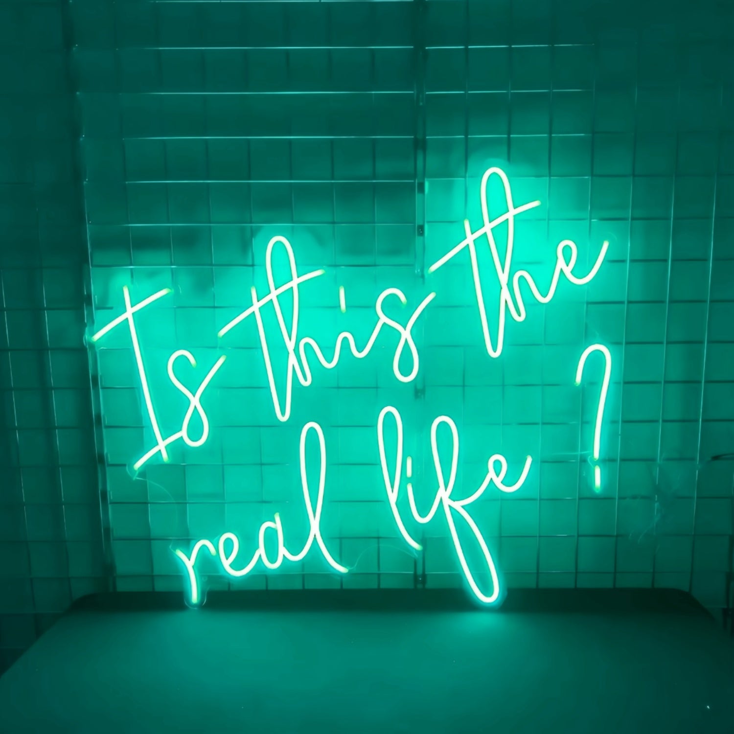 It This The Real Like Authenticity Illuminated In Neon | Shineneon