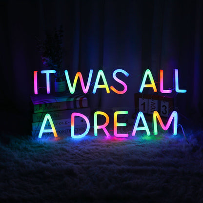 It Was All A Dream Customizables Led Neon Sign | Shineneon