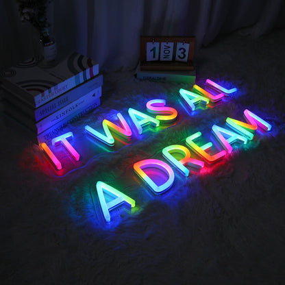 It Was All A Dream Customizables Led Neon Sign - Shineneon
