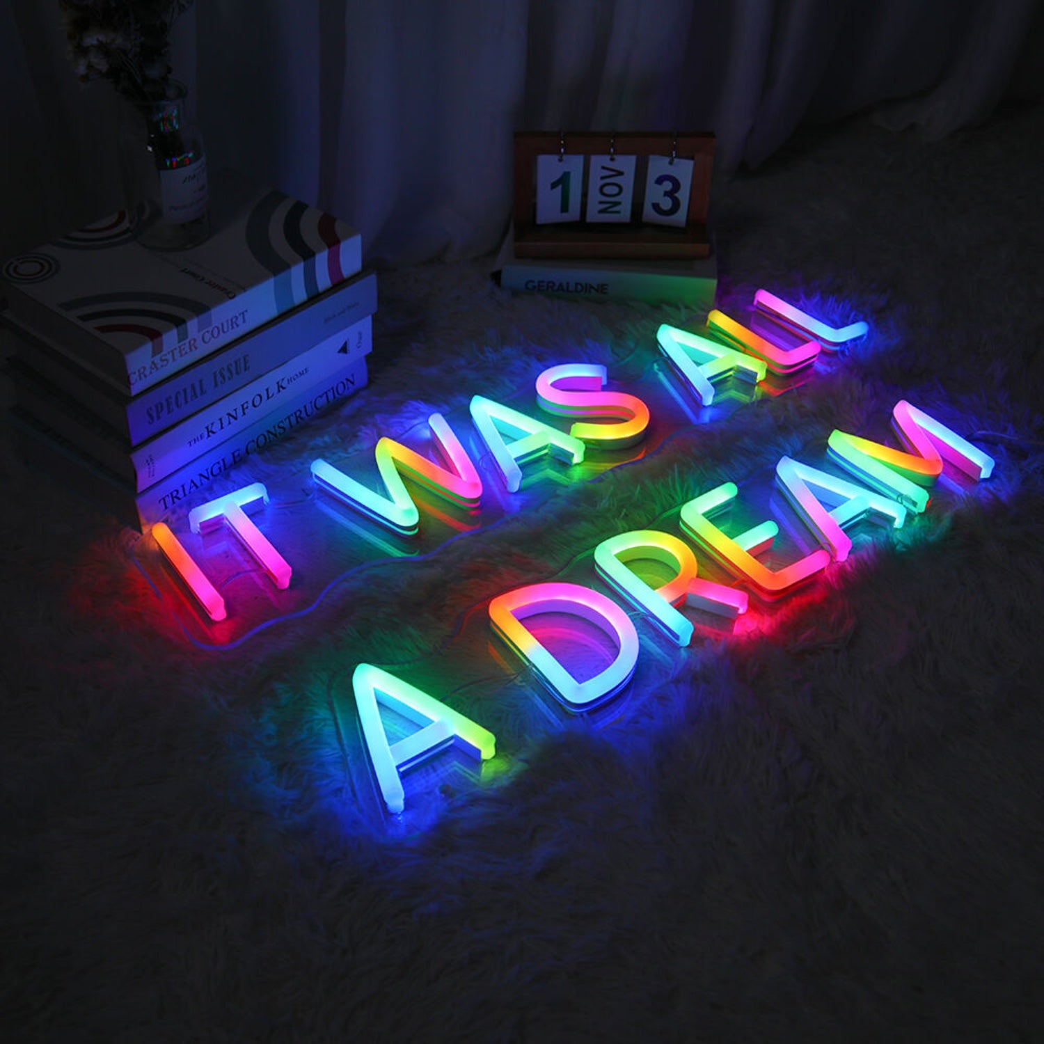 It Was All A Dream Customizables Led Neon Sign | Shineneon