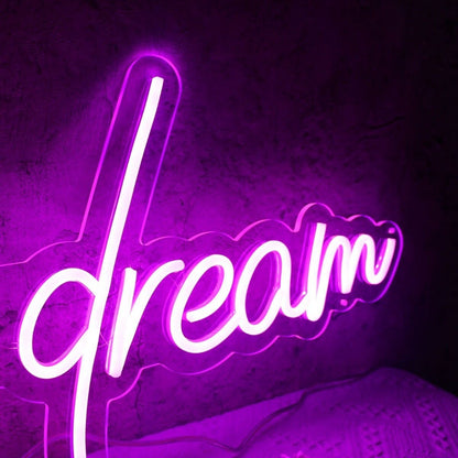 It Was All A Dream Dark Purple Led Neon Sign - Shineneon