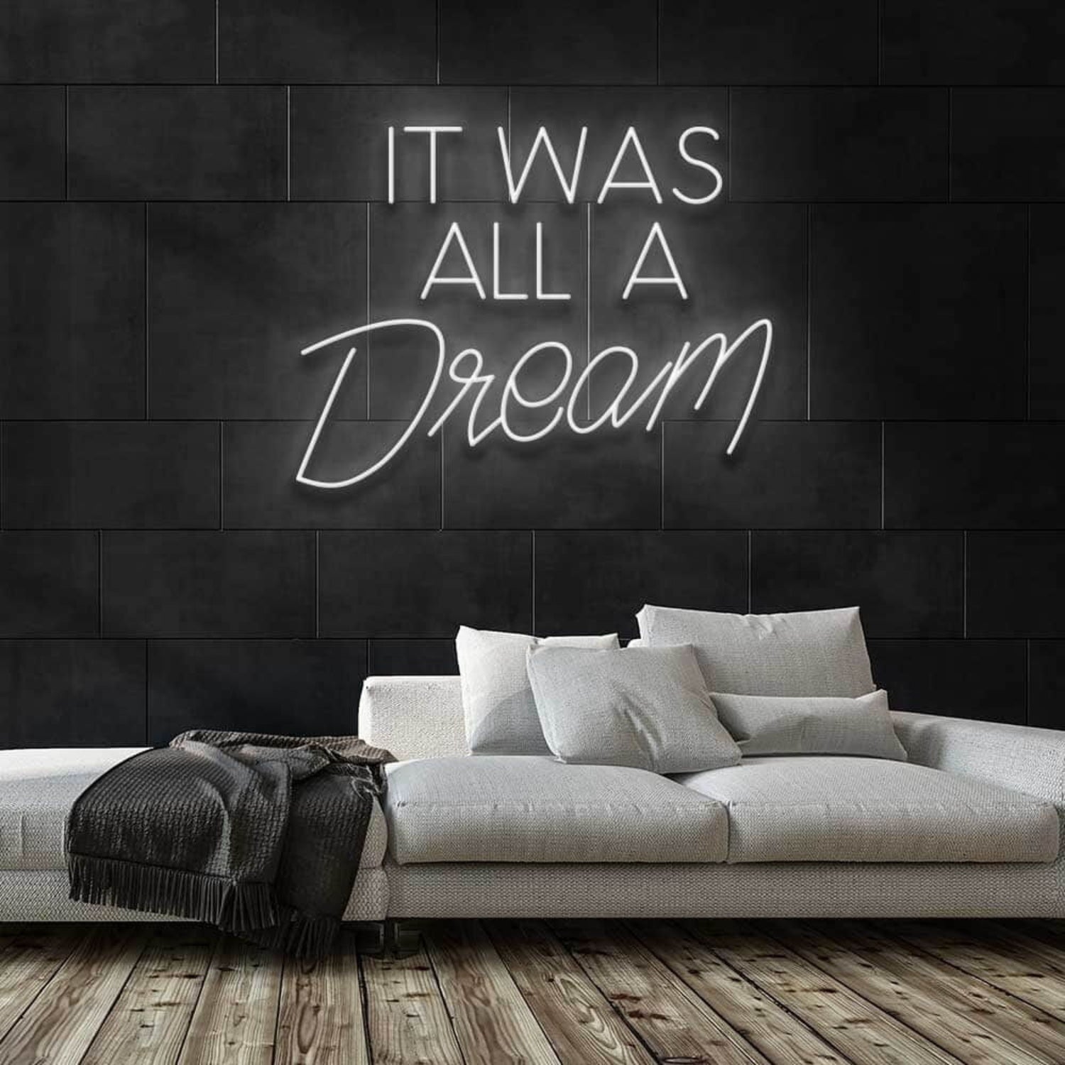 It Was All A Dream Led Neon Sign For Home Decor - Shineneon