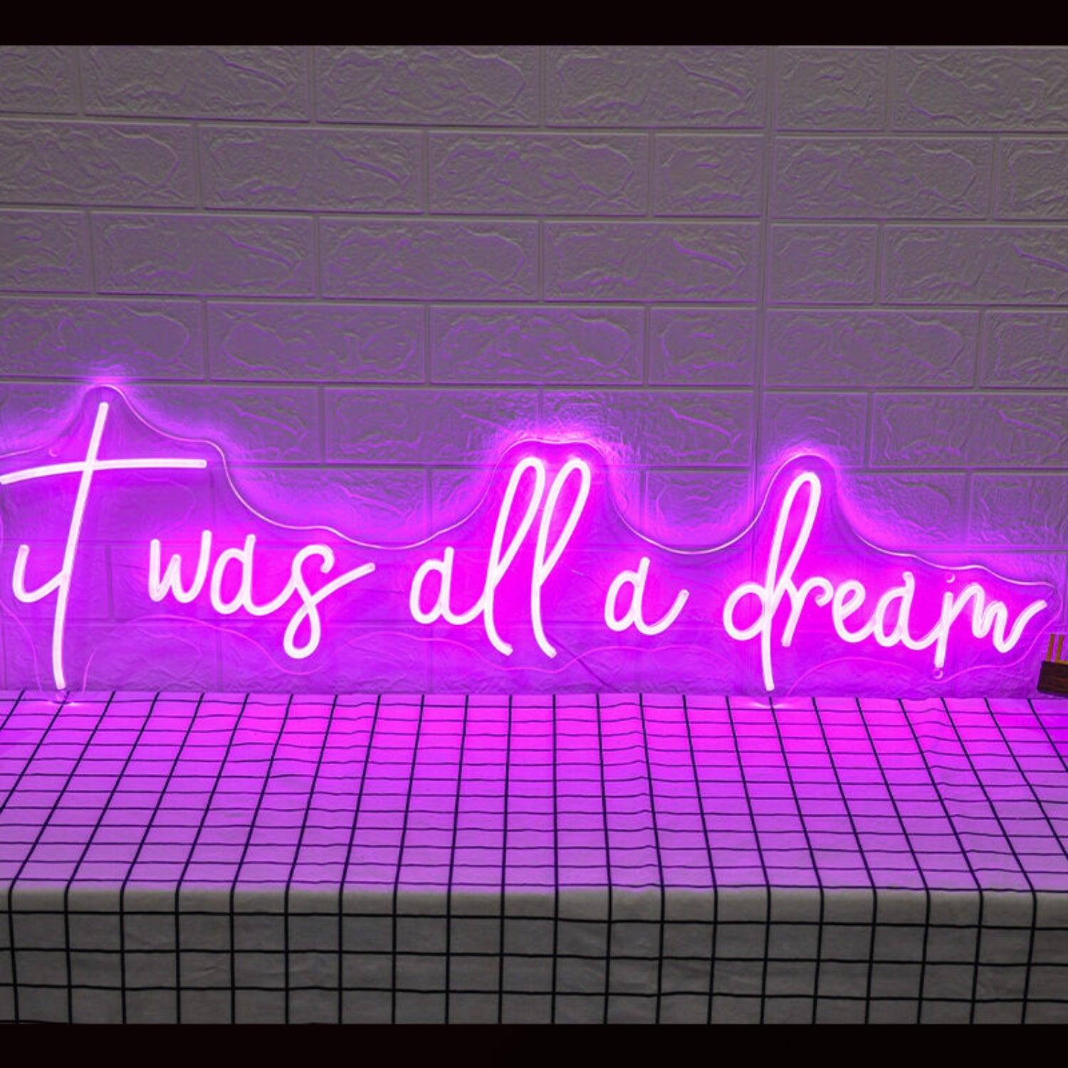 It Was All A Dream Led Neon Sign For Positive Spaces | Shineneon