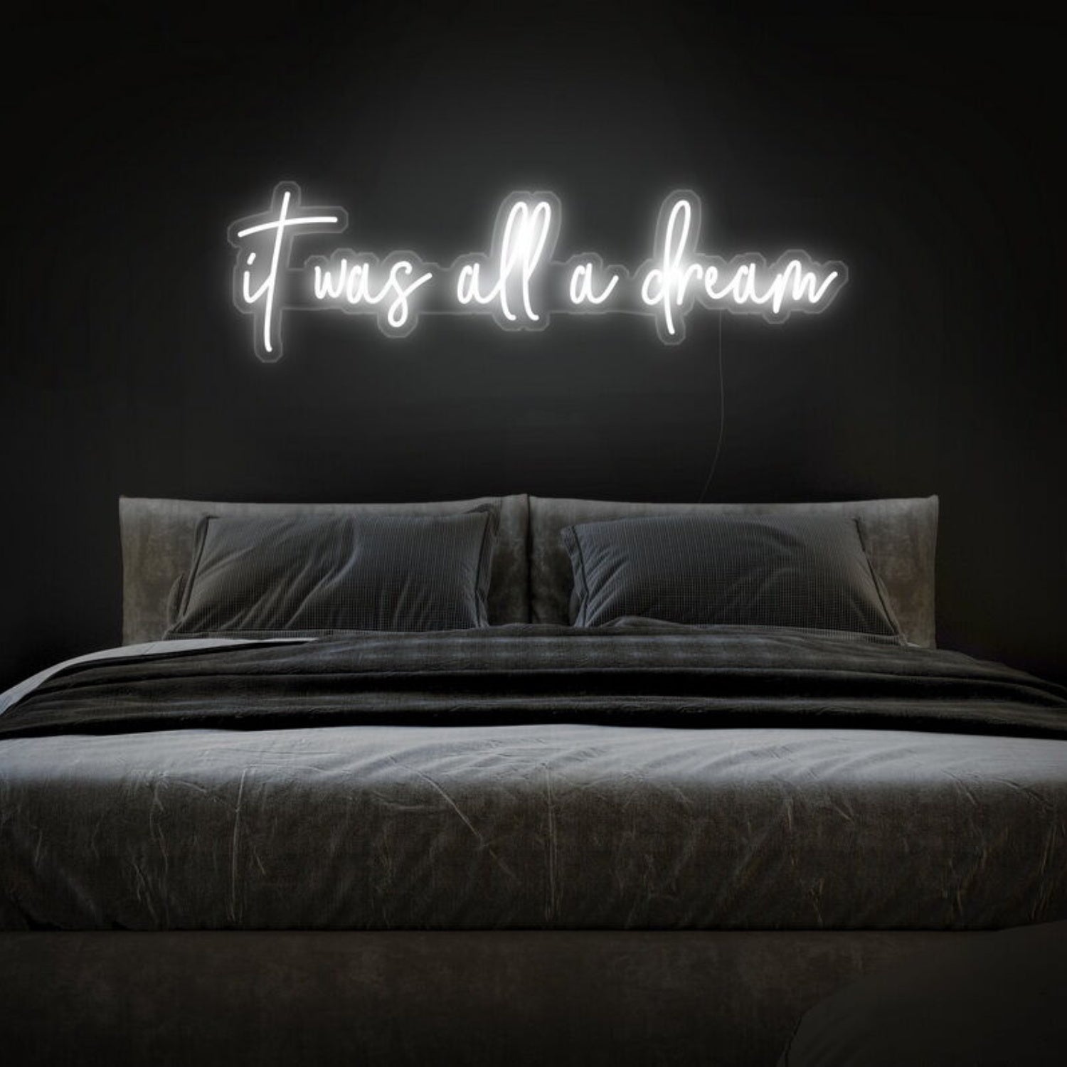 It Was All A Dream Led Neon Sign For Positive Spaces | Shineneon